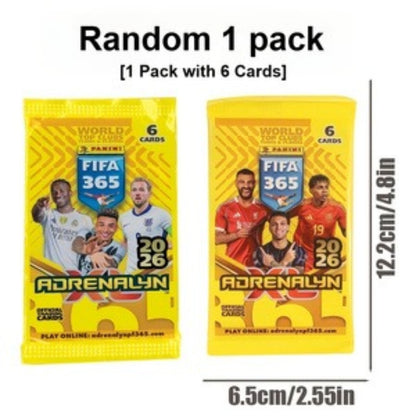 2026 Panini FIFA365 Adrenalyn XL ֆուտբոլային քարտերի փաթեթ