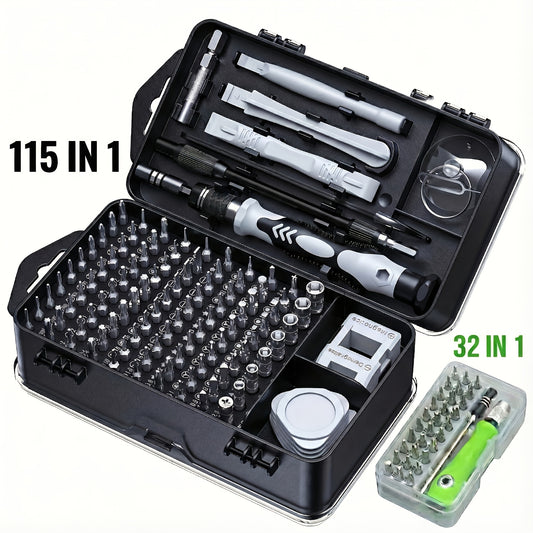 292.1cm 2.54 | 81.28cm 1 Precision Screwdriver Set | Magnetic Bits | Anti-Slip Ergonomic Handle | Suitable for Phones, Computers, Watches