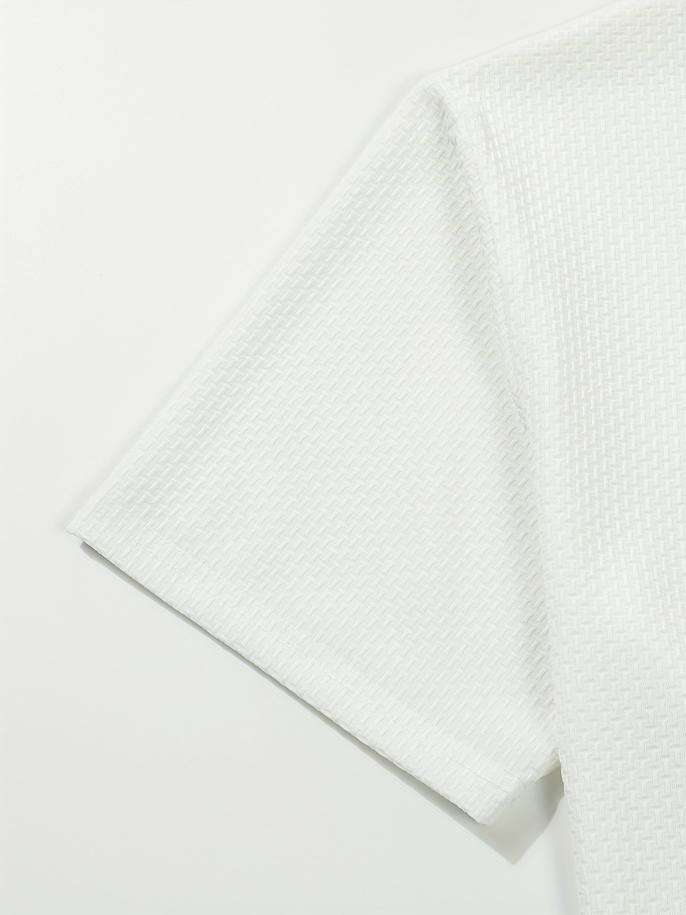 Summer Sports Casual Wear High-End Front Button Short Sleeve Shirt Breathable Turn- Collar Mesh Stretch Solid Color Top Golf Business Men's Short Sleeve - ayq