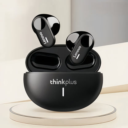 Lenovo ThinkPlus LP19 անլար ականջակալներ լիցքավորման պատյանով, Hi-Fi ձայնի որակ, անլար 5.0, վերալիցքավորվող USB-C, Smart համատեղելիություն, սպիտակ