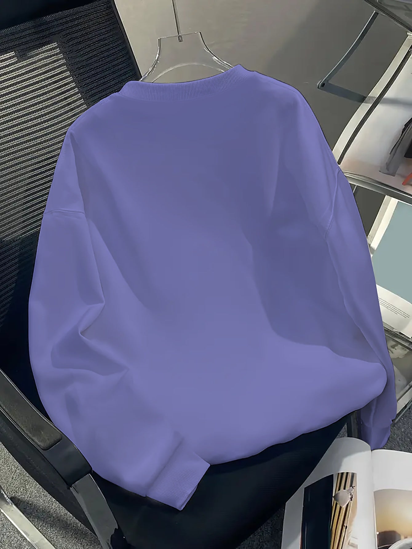 Men's Happy New Year 2026 Print Round Neck Sweater - Casual Long Sleeve Pullover with Chinese/English Lettering, Machine Washable Winter Sweaters for Parties, Daily Wear & New Year Gifts (Happy 2026 Design)