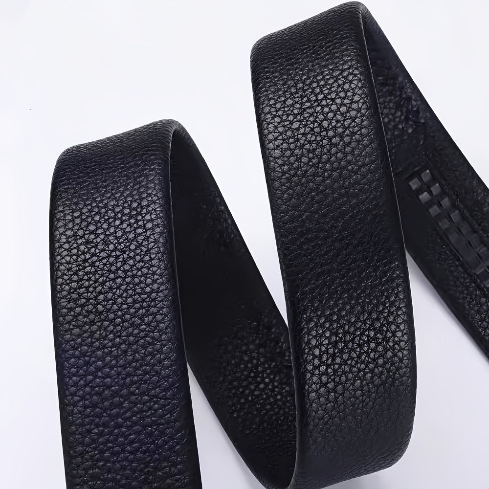 【No Box】2pcs CKIRUV Men's Wallet & Belt Matching Set - Buckle Business Belt & Wallet Combo, no Gift Boxed for, Husband, Boyfriend (Valentine's Day/Father's Day Present), Suitable for Business & Casual Wear