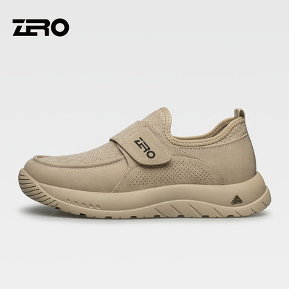 Men's Breathable Casual Canvas Shoes with Hook and Loop Fastener