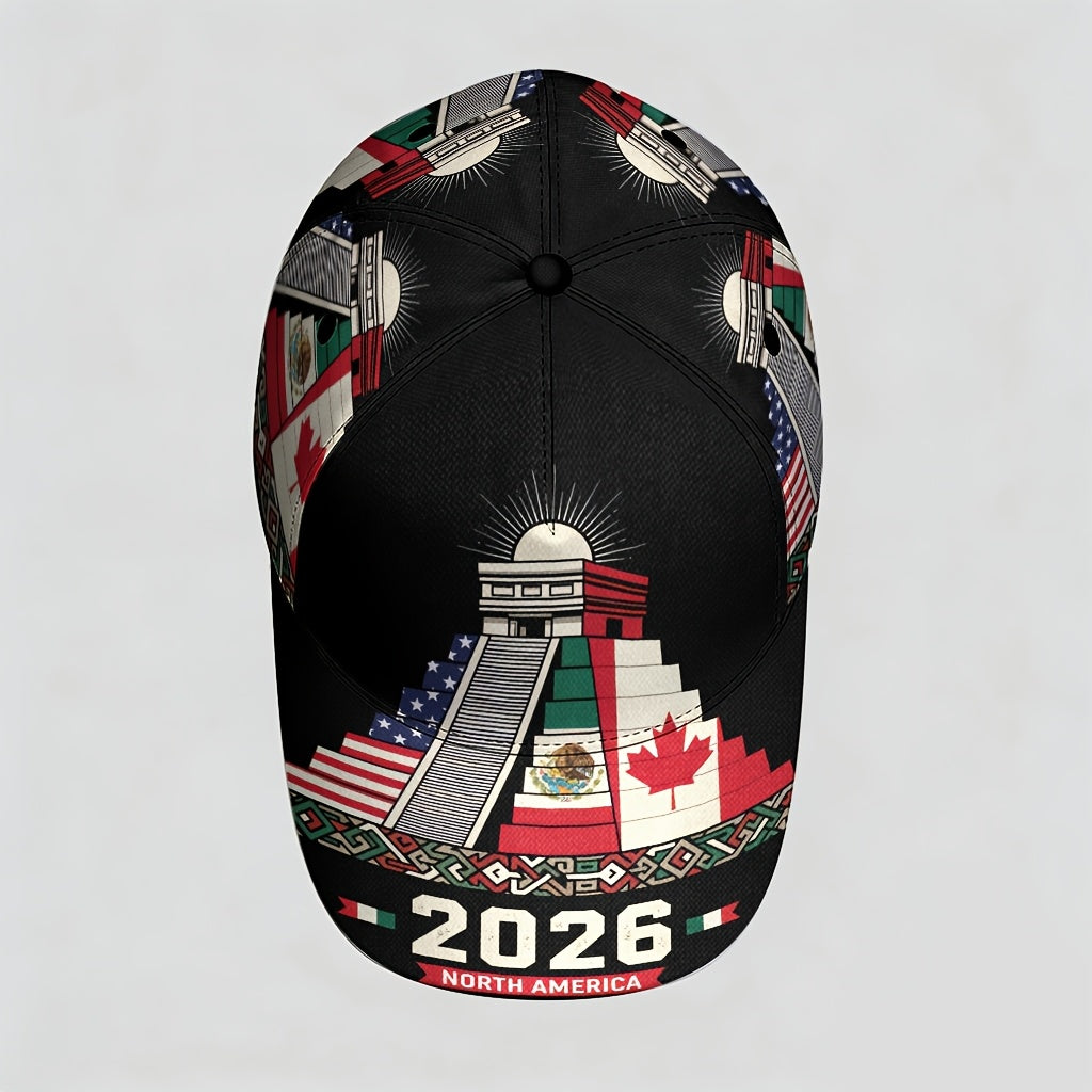 2026 FIFA World Cup Baseball Cap with Mascot Design