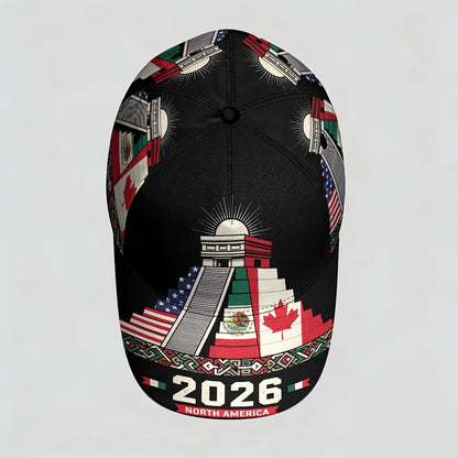 2026 FIFA World Cup Baseball Cap with Mascot Design