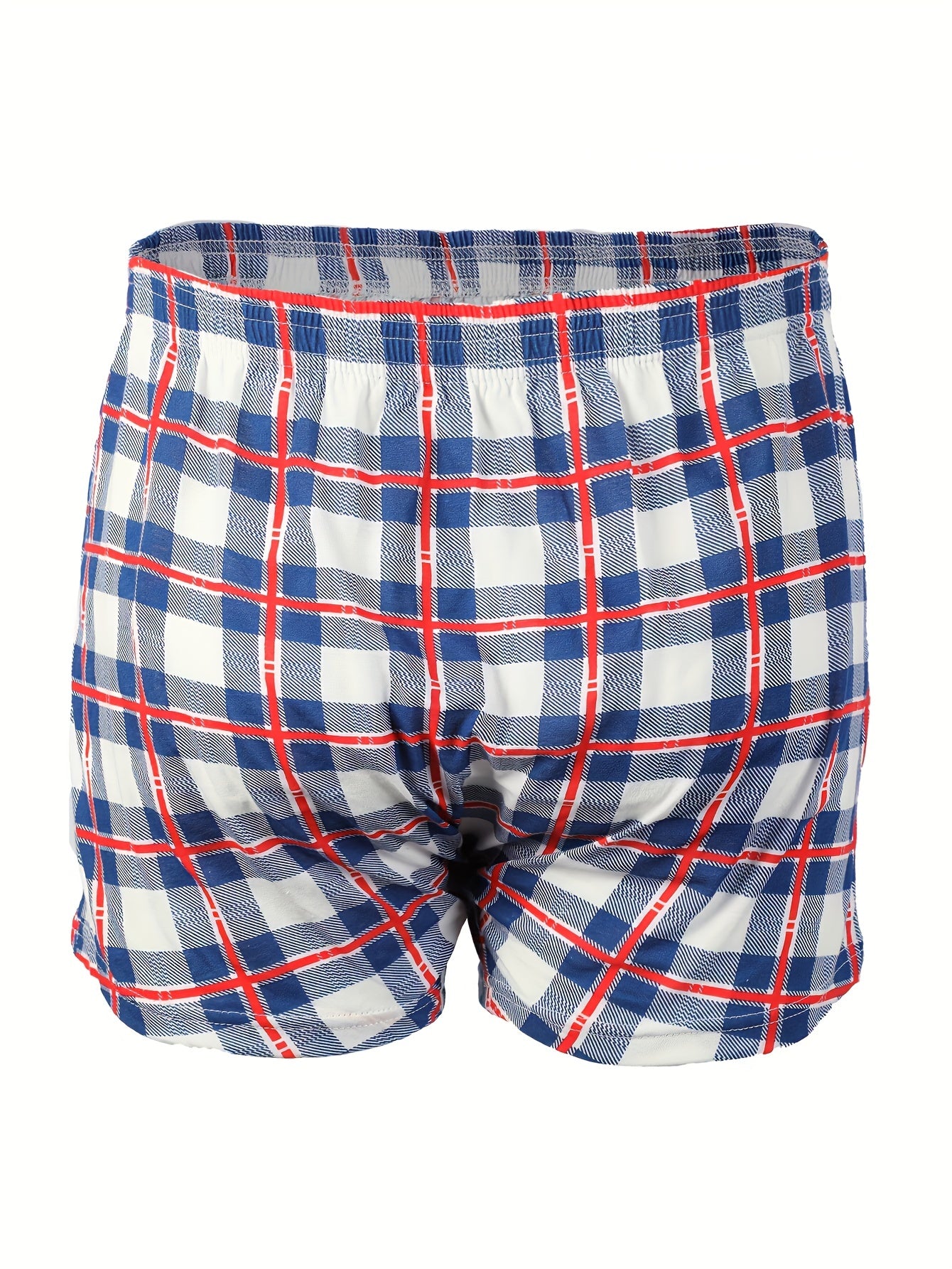 Men's High-Waisted Cotton Boxer Briefs with Button Closure
