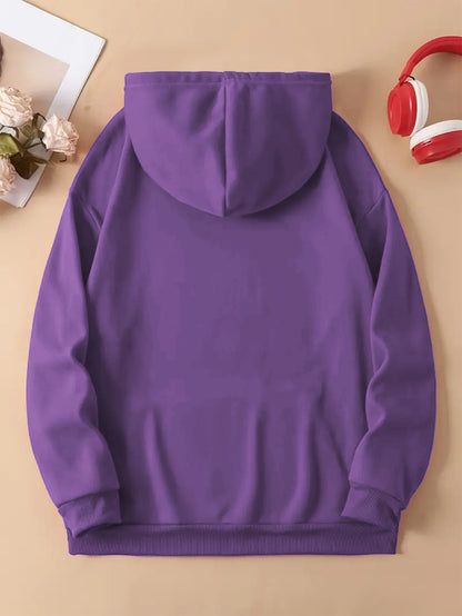 Women's Fashion Autumn/Winter Christmas Reindeer Print y Casual -Lined -Feel Hooded Sweatshirt