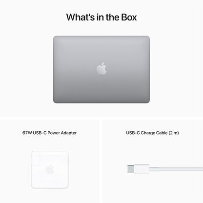 2022 Apple Macbook Pro Laptop with M2 Chip: 13-Inch Retina Display, 8GB RAM, 256GB ​​​​​​​SSD ​​​​​​​Storage, Touch Bar, Backlit Keyboard, Facetime HD Camera. Works with Iphone and Ipad; Space Gray
