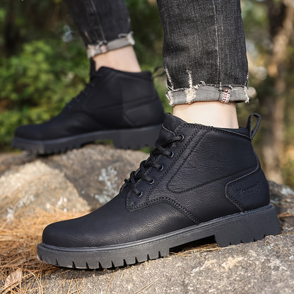 Men's High Top Oxford Shoes Soft Sole Non-Slip Boots