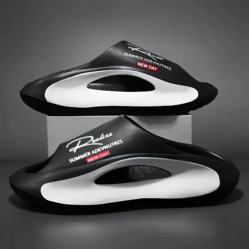 Men's EVA Indoor Slides with Arch Support - Non-Slip Casual Slippers