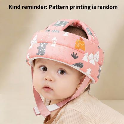 Adjustable Infant Baby Hat with Cute Cartoon Floral Print