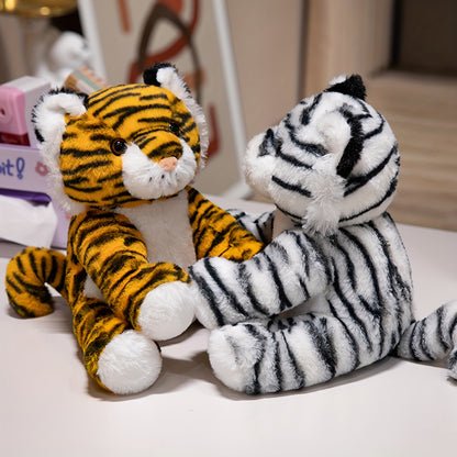 Glow-in-the-Dark Magical Tiger Plush Toy - Ultra-Soft Comfort Stuffed Animal for Youngsters, Light-Up Tiger Stuffed Animal for Bedroom Decor & Nighttime Buddy, Ideal Gift for Youngsters, Polyester, Light-Up, Tiger, Ages 3+