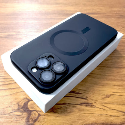Premium Matte Lens Protection Magnetic TPU Phone Case, Suitable for iPhone 16 15 14 13 12 11 Pro Max 14Plus 15Plus 16Plus Wireless Charging Soft Case