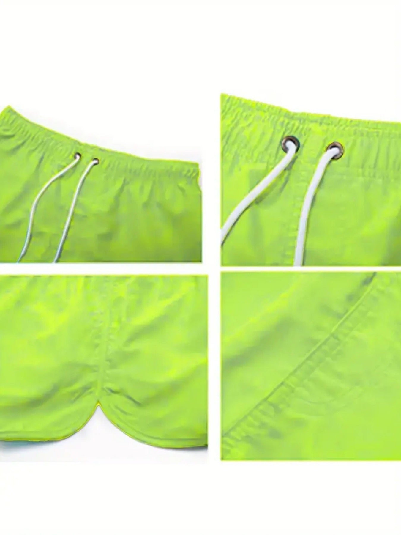 Men's Quick-Dry Woven Beach Shorts with Stylish Print