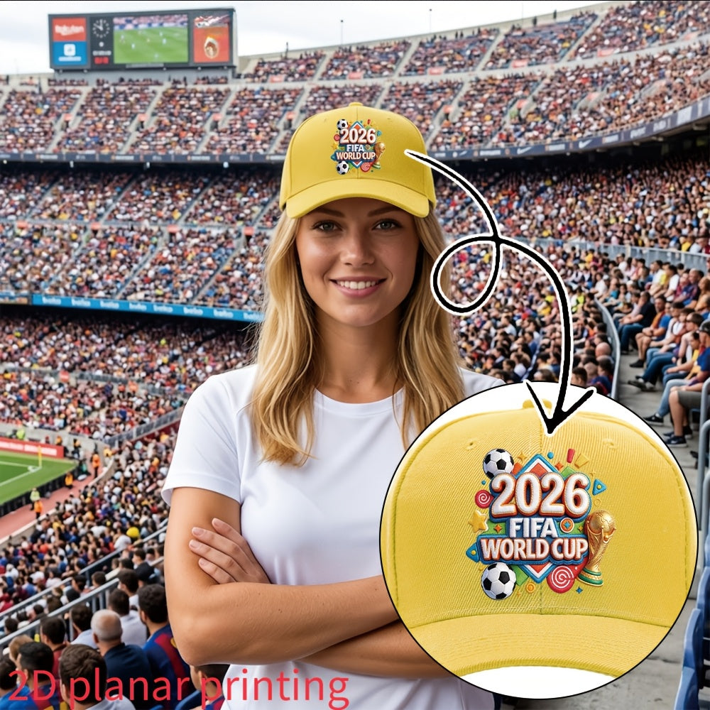 Unisex FIFA 2026 Baseball Cap – Lightweight Adjustable Sun Hat