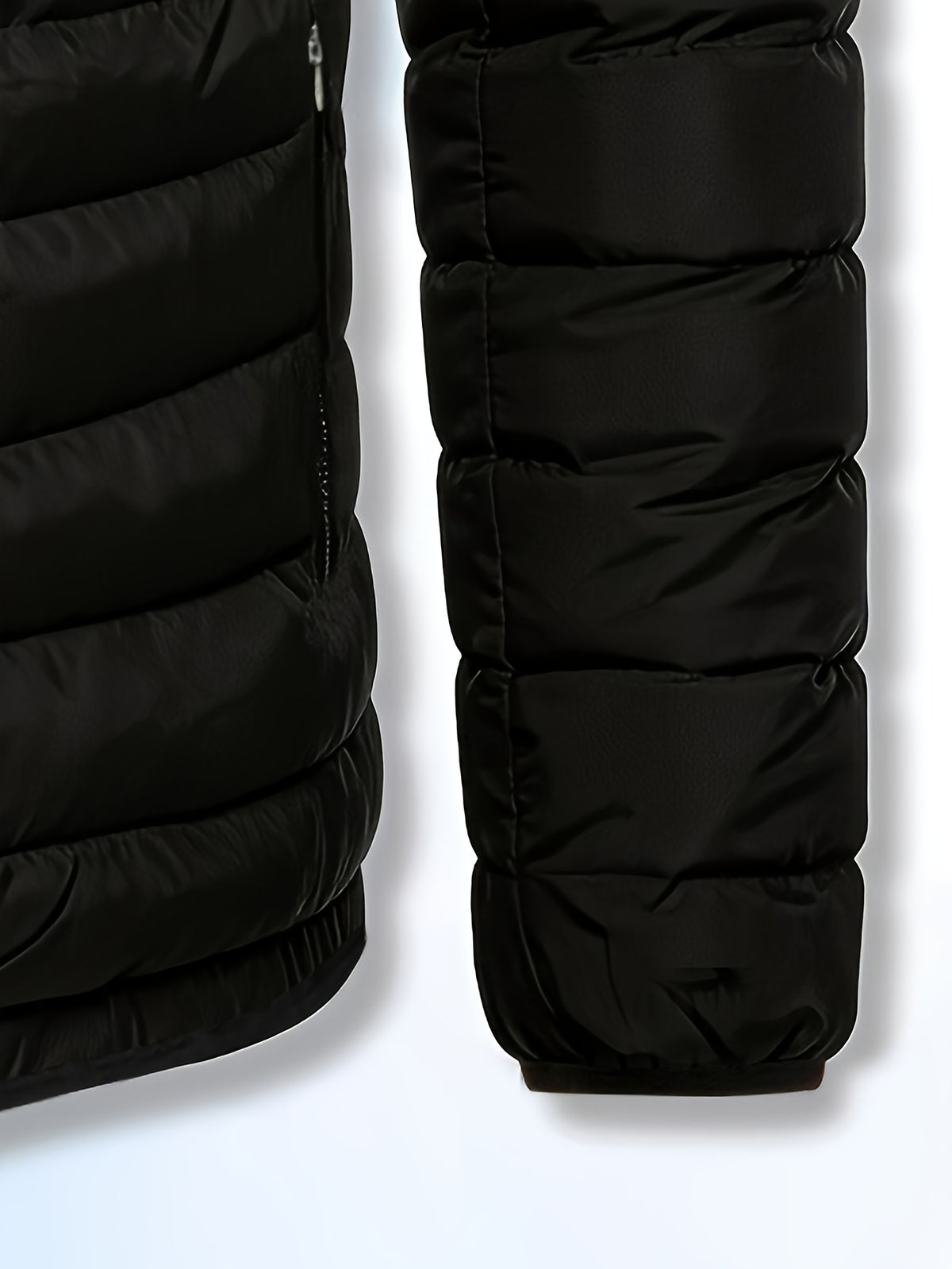 Men's Lightweight Warm Jacket with Zipper Pockets for Fall