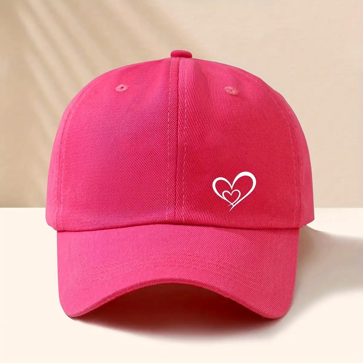 Unisex Breathable Baseball Cap for All Seasons, Fitted Polyester
