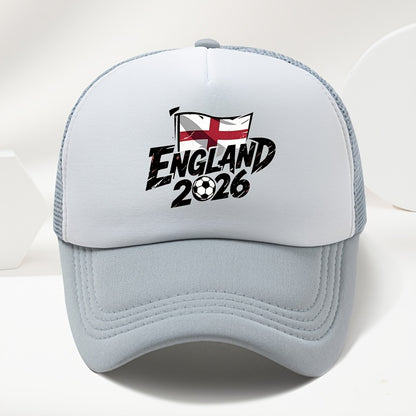 Unisex England 2026 Print Baseball Cap Duckbill Hat for Spring Summer