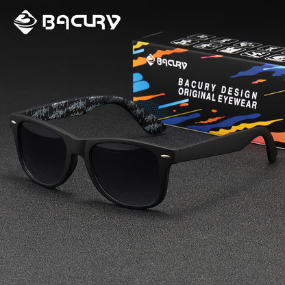 BACURY Polarized TAC Lens PC Frame Casual Unisex Sunglasses