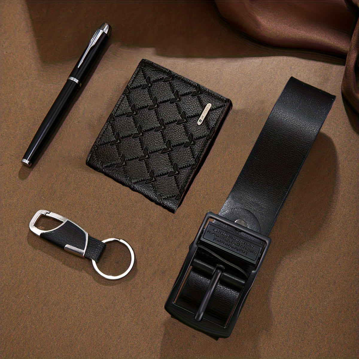 Men's Belt Set, Simple Novelty Stylish Classic Belt Combo, Premium Daily Wear Set, Ideal Gift for Business / Anniversaries / Valentine's Day / Christmas and Other Holidays