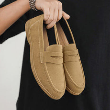 Men's Lightweight Slip-On Casual PU Loafers for All Seasons