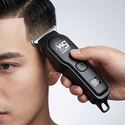 FEIYBA Men'S Cordless Electric Hair Clipper, Compact Rechargeable Beard & Hair Trimmer Set, Professional Barber Quality, Portable Grooming Tool for Home Use, Ideal Gift for Father'S Day or Christmas, USB Charging, Battery, 36