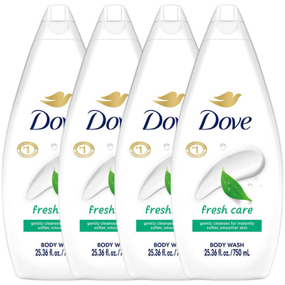 Dove Body Wash with Pump Deep Moisture for Dry Skin Moisturizing Skin Cleanser with 24Hr Renewing Micromoisture Nourishes the Driest Skin 30.6 Oz