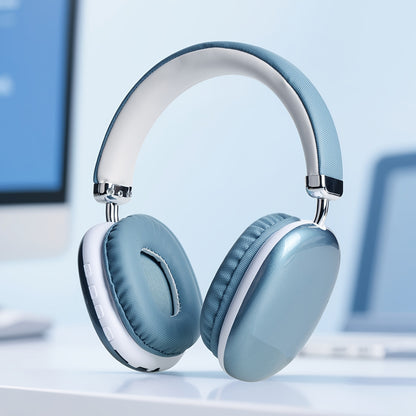 Wireless Over-Ear Headphones with Mic and Type-C Charging