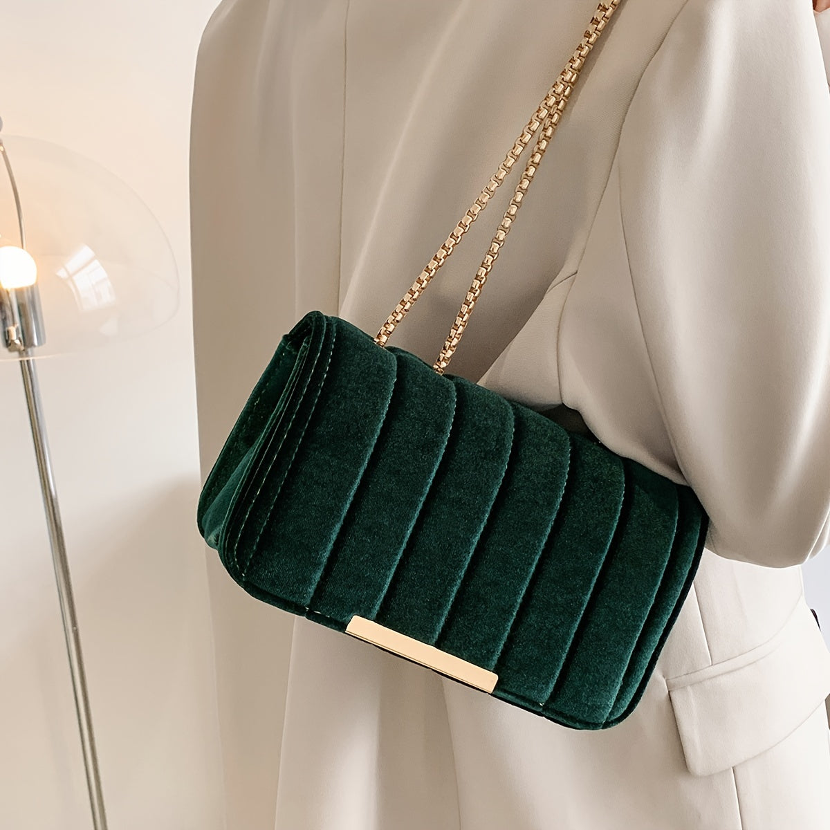 Նորաձև թավշյա գործվածքից կանացի պայուսակ, միջին տարիքի պայուսակ, նորաձև մեծ տարողությամբ պայուսակ