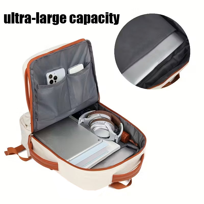 Laptop Backpack - a New Style Suitable for Spring And Summer, Ideal for Gifts, Featuring Multiple Pockets, Perfect for Commuting And Travel, Making It The Best Choice for Presents. [Zipper Direction Is Random] - ayq