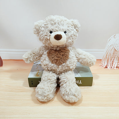 35Cm/13.78In Adorable Heart-Shaped Bear Plush Toys Kawaii Panda Stuffed Animals Ultra Soft Cuddly Gifts for Boys And Girls Birthday Celebrations Holiday Home Decoration