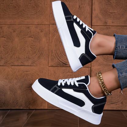 Women's Casual Athletic Sneakers with Geometric Design
