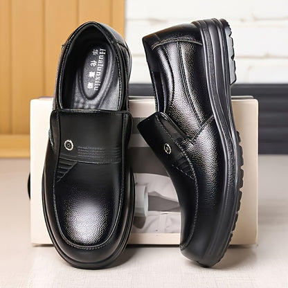 Men's Business Casual Oxford Slip-On Shoes Large Size All-Season