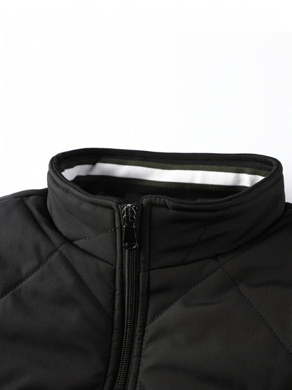 2025 New Winter Men's Sports Jacket, Fashion Casual Thickened Stand Collar Youth Trendy Outerwear