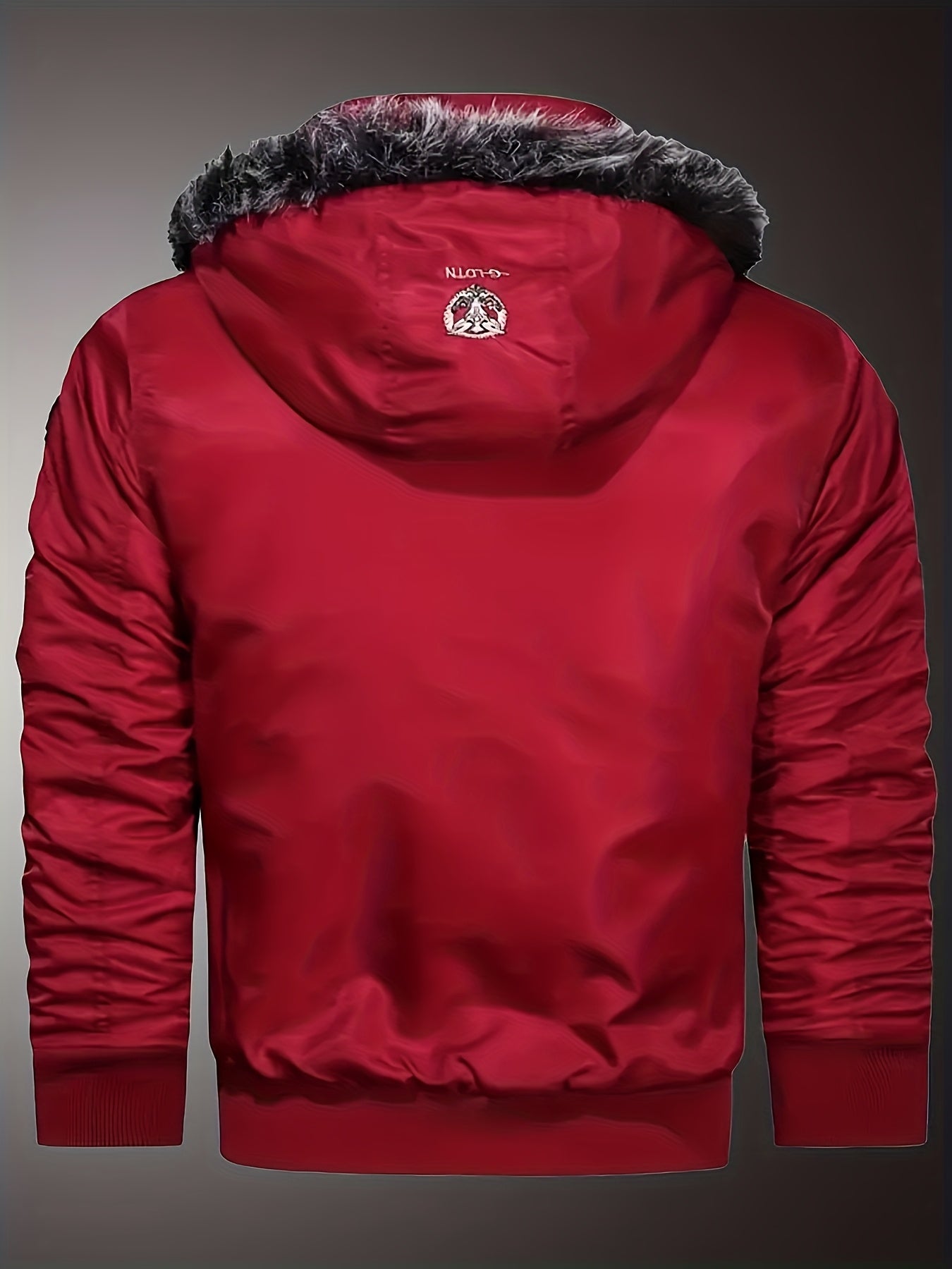 Men's Heavyweight Arctic Winter Jacket - -210gsm Windproof Coat with Full-Zip Closure, Hooded Insulated Outerwear - Machine Washable Cold Weather Jacket for Skiing, Snowboarding, Camping - Navy Blue, Winter Accessories, Skiin