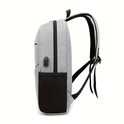 Business Laptop Backpack Business Charging Large Capacity Casual Three-Piece Set Bag