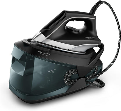 Rowenta, Iron, Pro Master Stainless Steel Soleplate Steam Iron for Clothes, 210 G/Min, 400 Microsteam Holes, 1775 Watts, Auto-Off, Ironing, Green Clothes Iron, DW8360