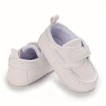 Casual Comfortable Sneakers With Hook And Loop Fastener For Baby Boys And Girls, Lightweight Non Slip Walking Shoes For Indoor Outdoor, All Seasons