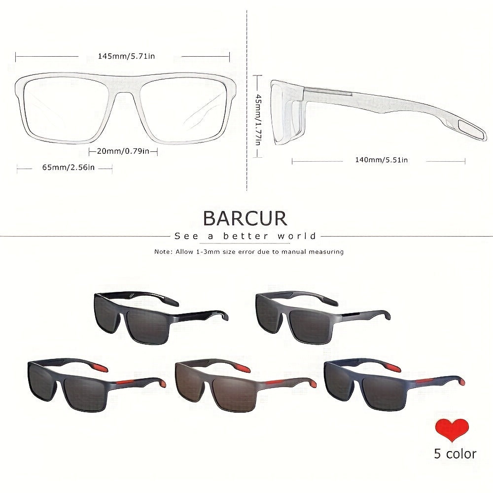 Men's and Women's Ultralight Polarized Vintage Square Sunglasses