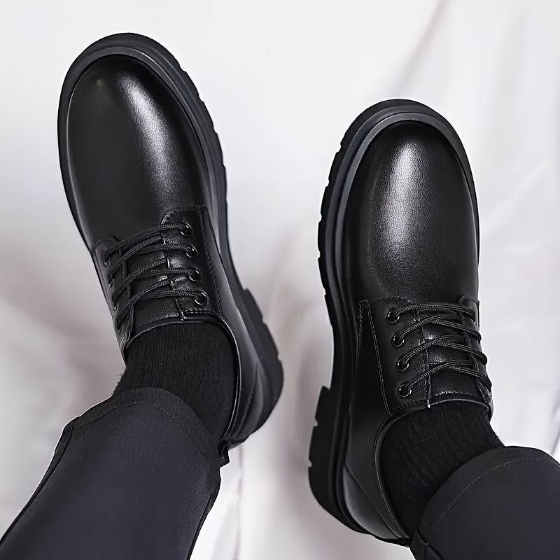 Men's Lightweight Business Casual Shoes with Thick Rubber Sole