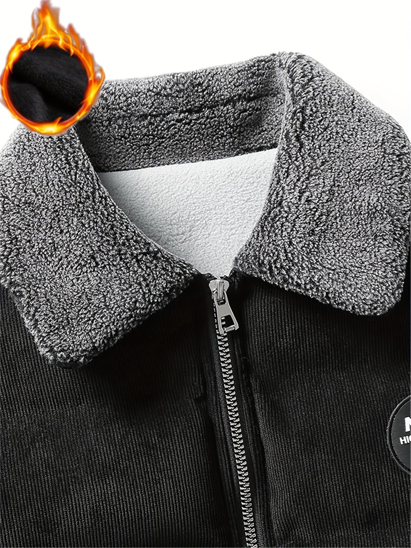 Men'S Heavyweight Winter Jacket - Thermal Insulated Cold Weather Coat with Full-Zip Closure, Fleece & Stand Collar - Brown - Casual Outerwear for, Thick, Thick Winter Jacket For Men, Winter Jacket For Men, Winter Coat For Men