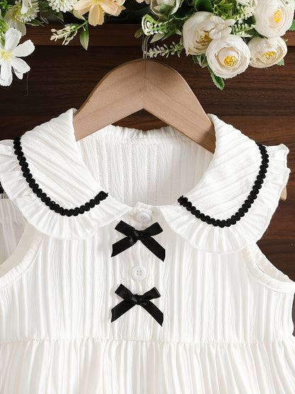 Girls' Sweet Summer Sleeveless Top & Long Pants Set