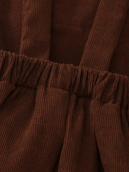 2 հատ մանկական ձմեռային հագուստի հավաքածու. Հարմարավետ փափուկ թևքերով զգեստ և A-գծի ժապավեն՝ օձիքով և ծոպերով զարդարանքով - փափուկ, տաք հագուստ լուսանկարահանումների համար, Սուրբ Ծնունդ (ձեռքով լվացվող), իդեալական է բացօթյա օգտագործման համար