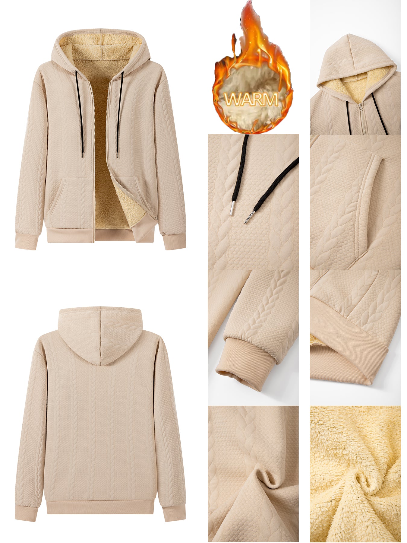 Տղամարդկանց ձմեռային նորաձևության երկմասանոց հավաքածու. Ժակարդե գլխարկով կարդիգան՝ աստառով և երկար տաբատ – իդեալական է աշնան և ձմռան համար, ձմեռային հագուստ տղամարդկանց համար