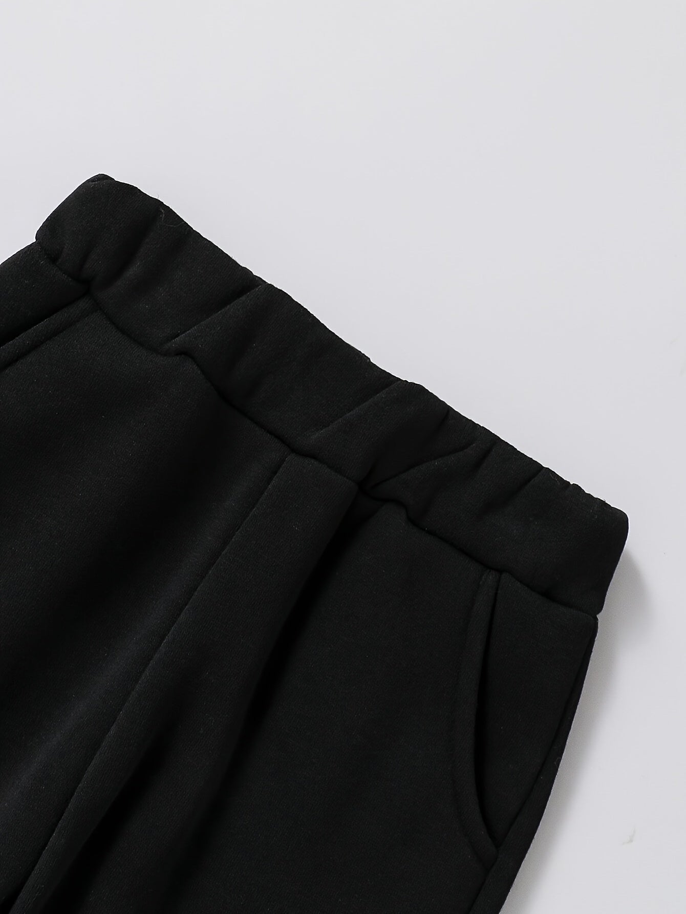 2pcs Boys' New Fashion Hooded Zip-Up Jacket and Pants Set, Black and White Striped Print Trendy Cool Style Outfit for Autumn/Winter, Thickened Sportswear with Pockets, Durable Polyester Fabric, Perfect Gift Choice for Kids, A