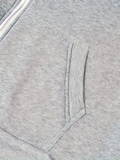 Տղամարդու ոճային գունային բլոկներով վերնաշապիկ՝ առօրյա, կայծակաճարմանդով և գլխարկով սվիտեր՝ առջևի գրպաններով, երկար թևքերով և երիզներով՝ շագանակագույն և սև դիզայնով, հարմարավետ աշնանային և ձմեռային հագուստի համար։