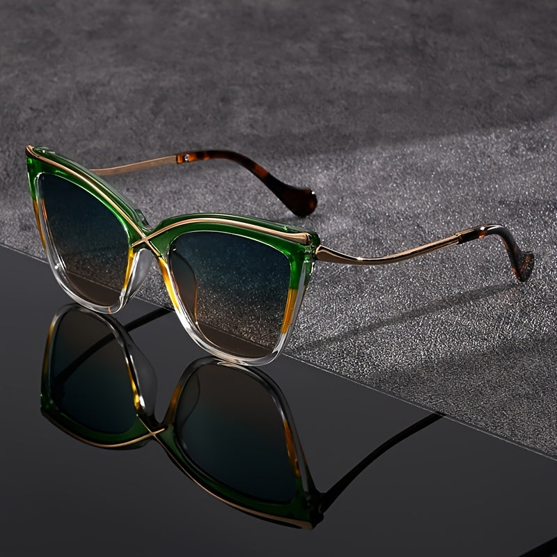 Retro Cat-Eye Decorative Glasses for Stylish Looks