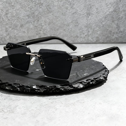 Rimless Vintage UV400 Copper Frame Fashion Glasses for Men & Women