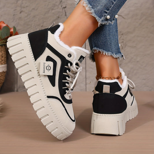 Women'S Winter Snow Boots - Non-Slip TPR Sole, Warm Insulated Cold Weather Shoes with Cushioned Insole - All-Season Outdoor & Everyday Boots for Women - Easy-Clean, Winter Footwear, Durable Traction Footwear, Cold Weather Foo