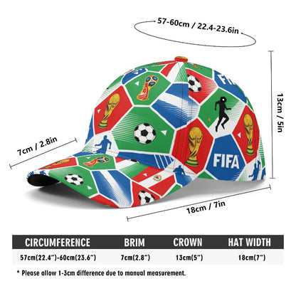 FIFA Official World Cup Baseball Cap Unisex Stretch Polyester